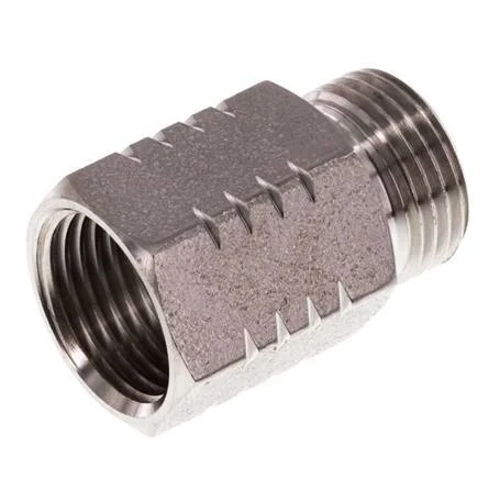 G 3/8'' x 3/8'' NPT M/F Stainless steel Reducing Ring 40 Bar - Hydraulic