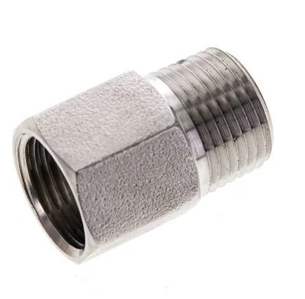 3/8'' NPT x 3/8'' NPT M/F Stainless steel Extension 345 Bar - Hydraulic