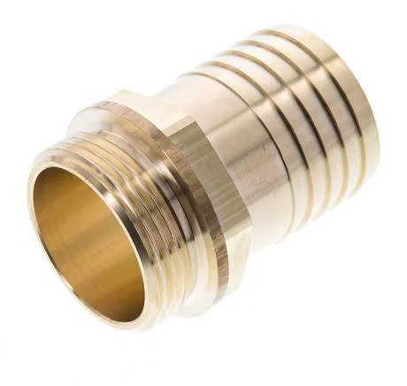 G 1 1/4'' Male x 38mm Brass Hose barb 16 Bar