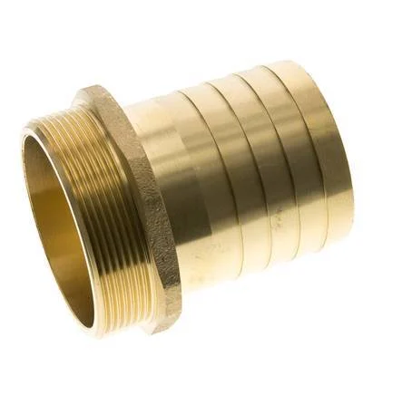G 2 1/2'' Male x 63mm Brass Hose barb 16 Bar