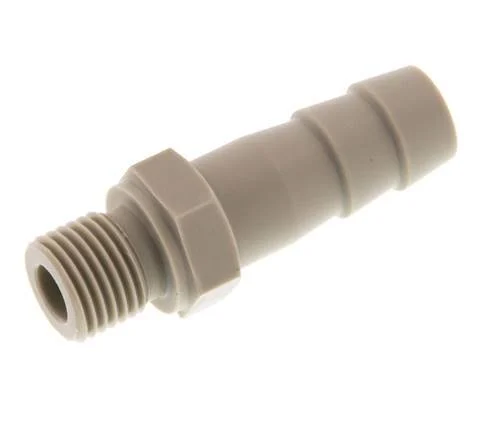 G 1/4'' Male x 12mm Polypropylene (PP) Hose barb 10 Bar