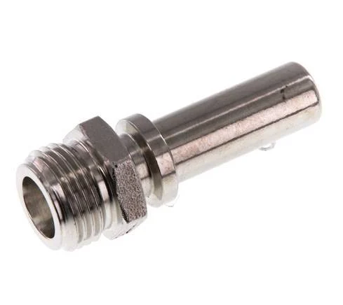 G 1/2'' Male x 13mm Stainless steel Hose barb with Safety Collar DIN 2817