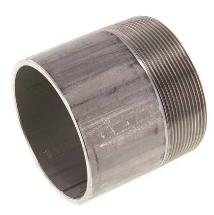 R 3'' Male x 88.9mm Stainless steel Pipe Nipple with Welding End 20 Bar DIN 2982 - 80mm