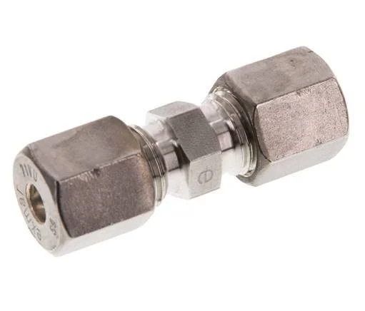 6S Stainless steel Straight Compression Fitting 630 Bar DIN 2353