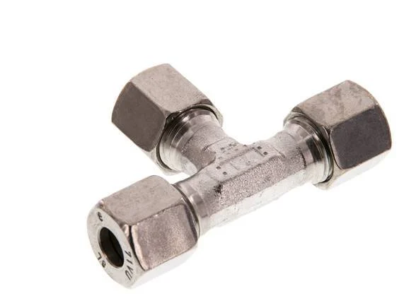 8L Stainless steel Tee Cutting Ring 315 Bar DIN 2353
