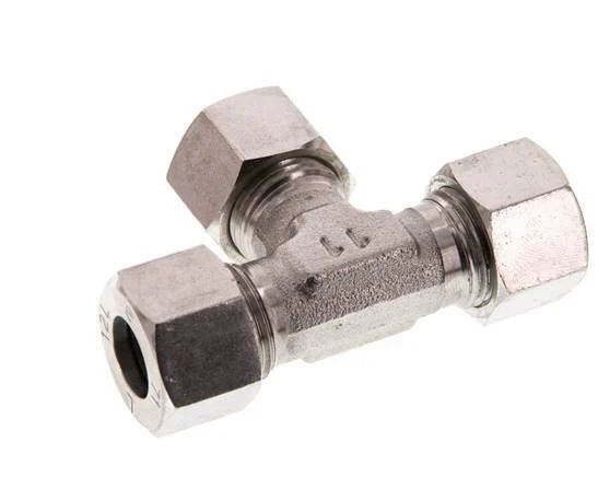 12L Stainless steel Tee Cutting Ring 315 Bar DIN 2353