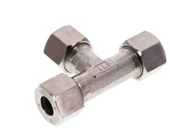 12S Stainless steel Tee Cutting Ring 630 Bar DIN 2353