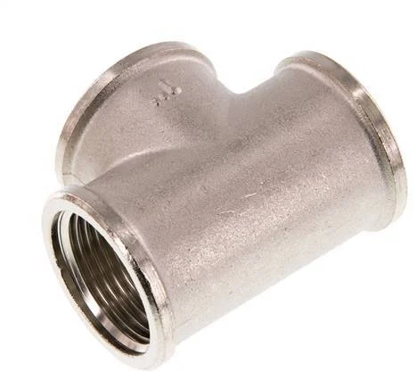 G 1'' Nickel plated Brass Tee 16 Bar