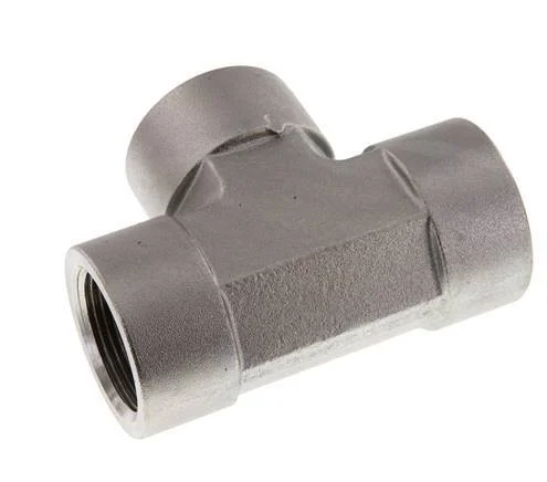 G 1 1/4'' Zinc plated Steel Tee 160 Bar - Hydraulic