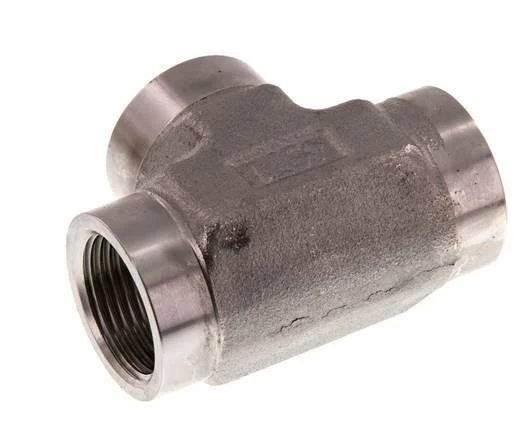 G 3/4'' Stainless steel Tee 200 Bar - Hydraulic
