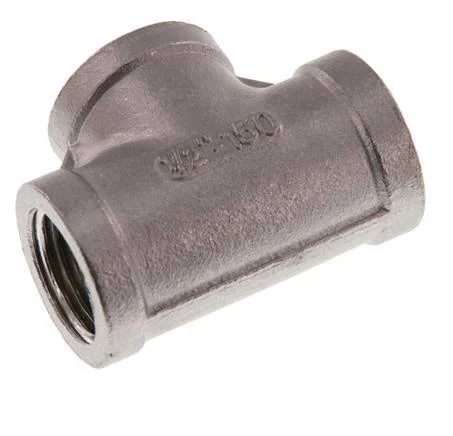 1/2'' NPT Stainless steel Tee 16 Bar