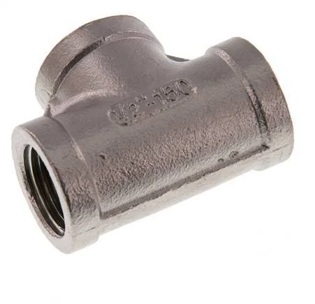 Rp 1/2'' Stainless steel Tee 16 Bar