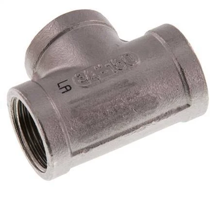 Rp 3/4'' Stainless steel Tee 16 Bar