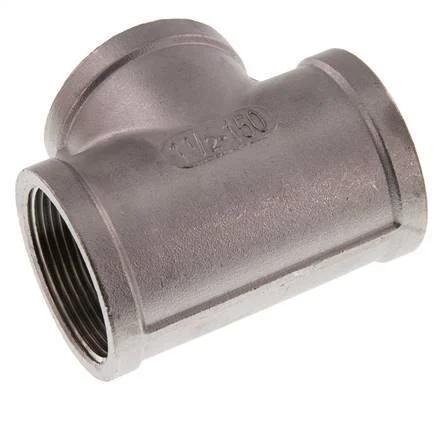 1 1/2'' NPT Stainless steel Tee 16 Bar