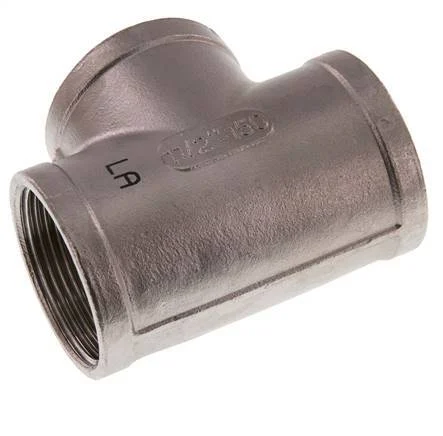 Rp 1 1/2'' Stainless steel Tee 10 Bar