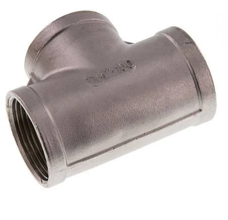 Rp 1 1/4'' Stainless steel Tee 10 Bar