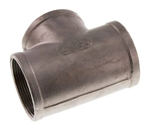 Rp 2'' Stainless steel Tee 10 Bar