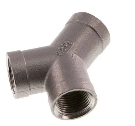 Rp 3/8'' Stainless steel Y-Piece 16 Bar