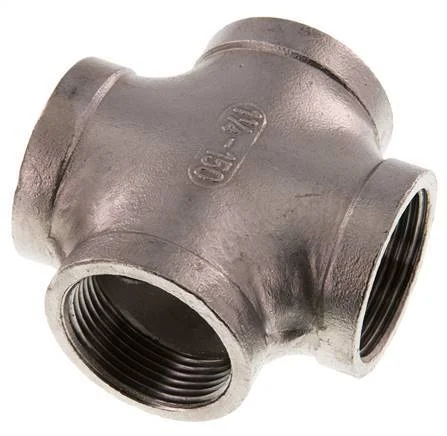 Rp 1 1/4'' Female Stainless steel Cross 16 Bar