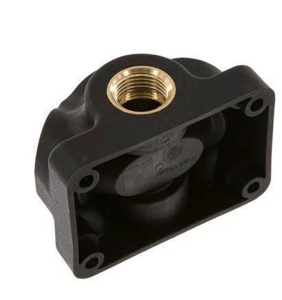 G 1/2'' Plastic Wall Mounted 5-way Air Junction with through-hole 15 Bar
