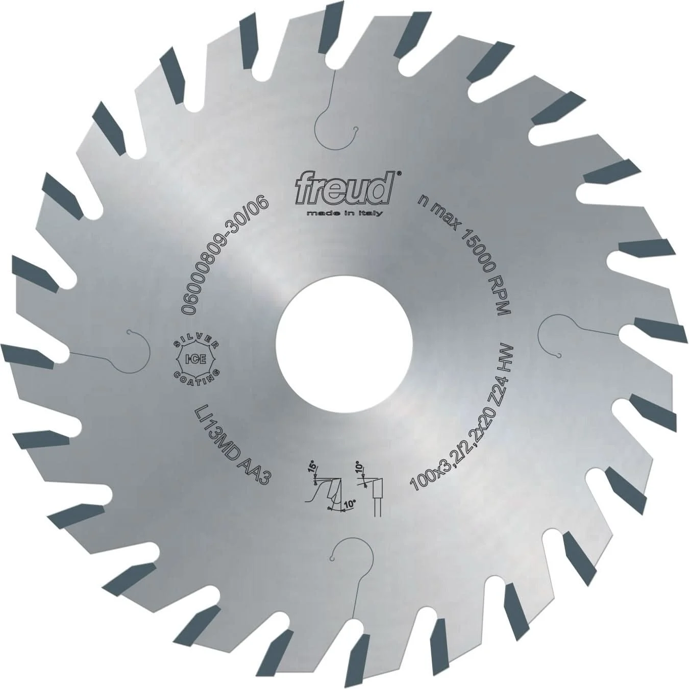 Freud LI13MDAA3 100mm Bevelled Tooth Scoring Saw Blade