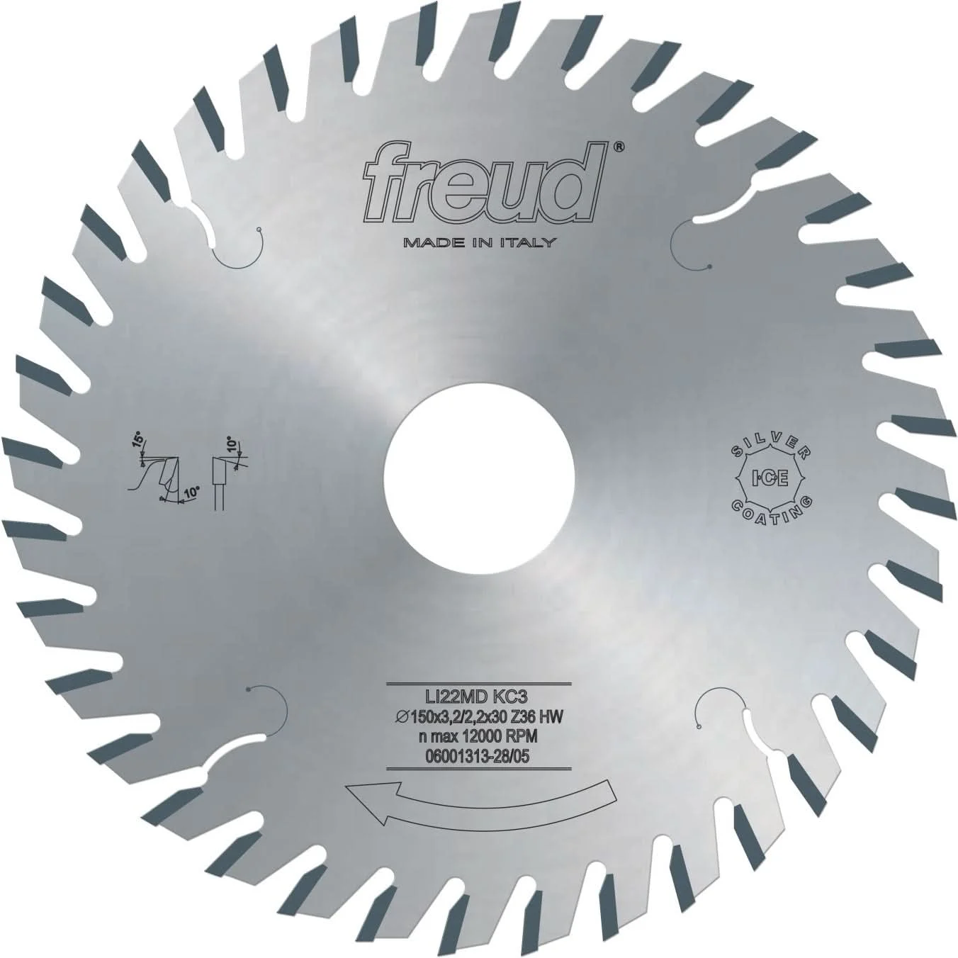 Freud LI22MDKC3 150mm Bevelled Tooth Scoring Saw Blade