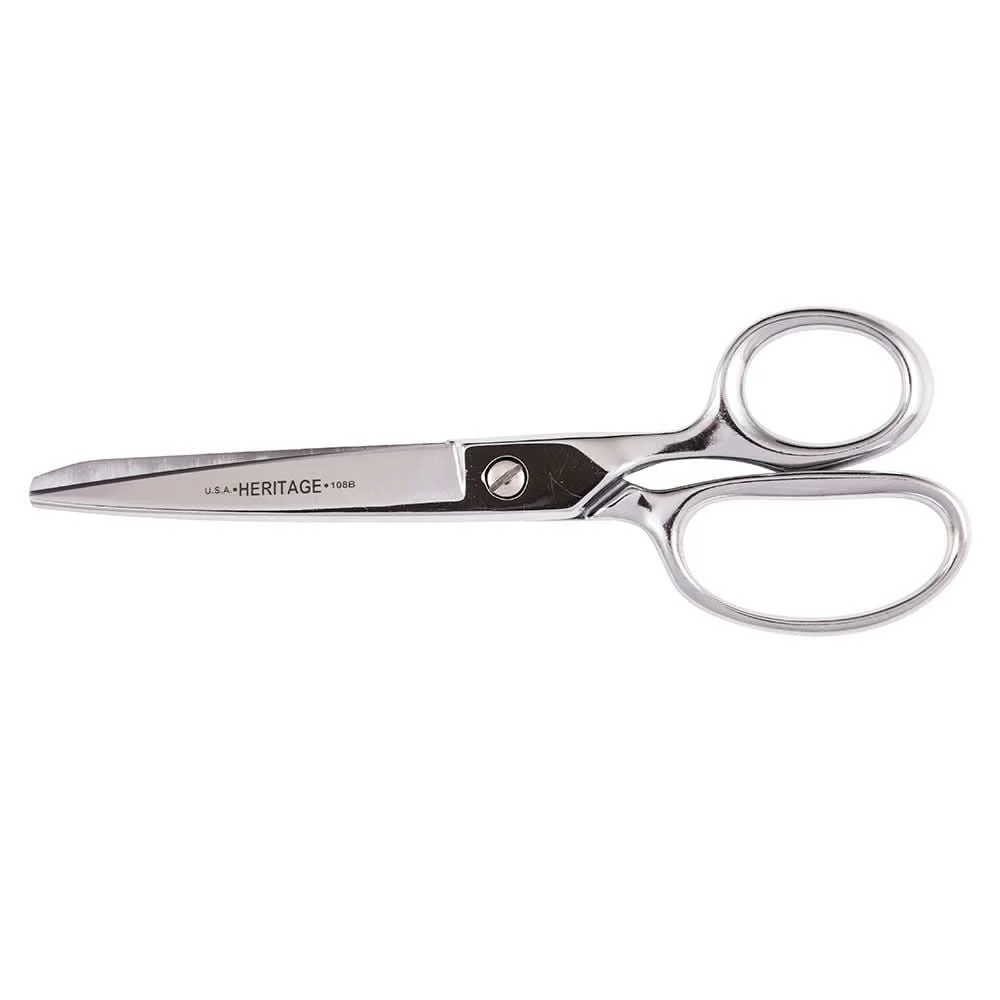 Klein Tools G108B Straight Trimmer, Blunt Tips, 8-Inch