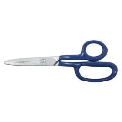 Klein Tools G718LRCB HD Carpet Shear w/Ring, Curved, Blunt, 9-Inch