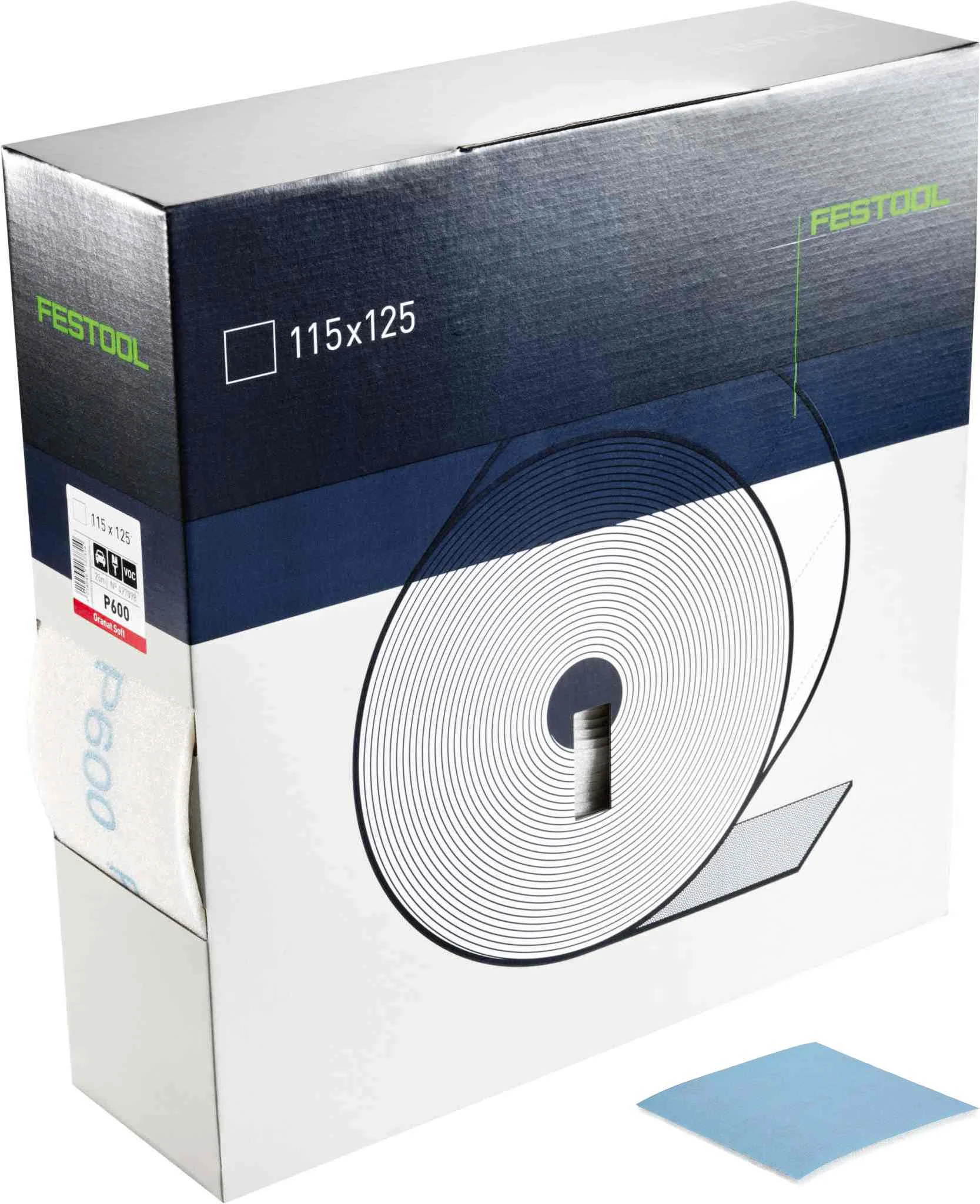 Festool 497093 Granat, 180 Grit for Hand Sanding, 80ft Roll