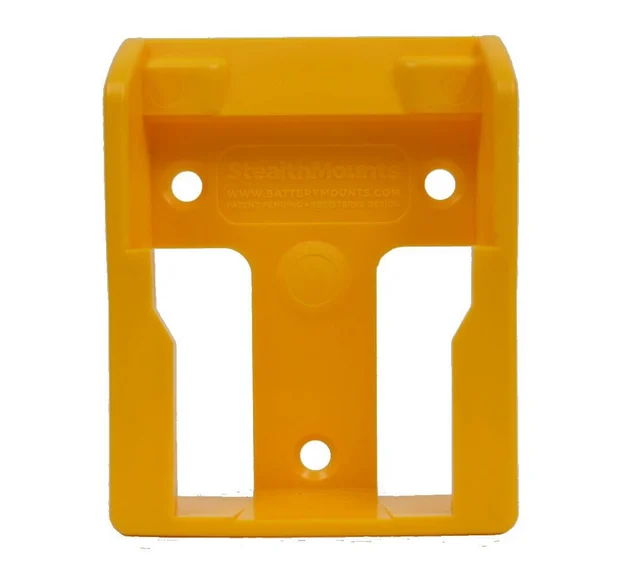 Stealthmounts Battery Mount DEWALT XR 20V 60V Yellow 6pk