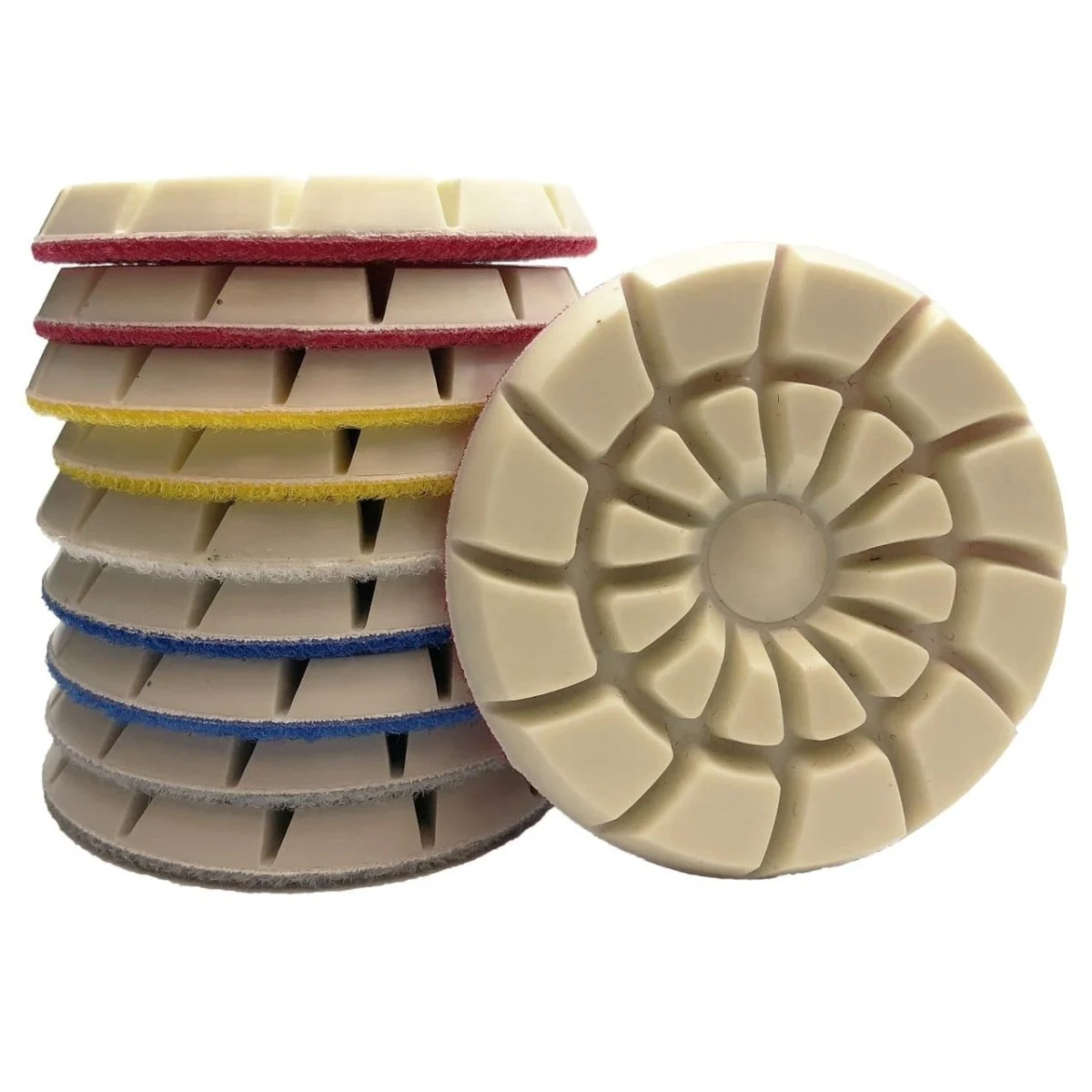 Ice Pro Floor Diamond Pads 3IN 6MM - Set of 5