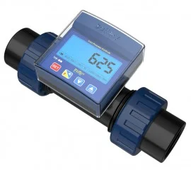 Icon Process Controls Truflo® TKB Series Paddle Wheel Flow Meter with PVDF body, threaded end connection and epdm seals, ½"