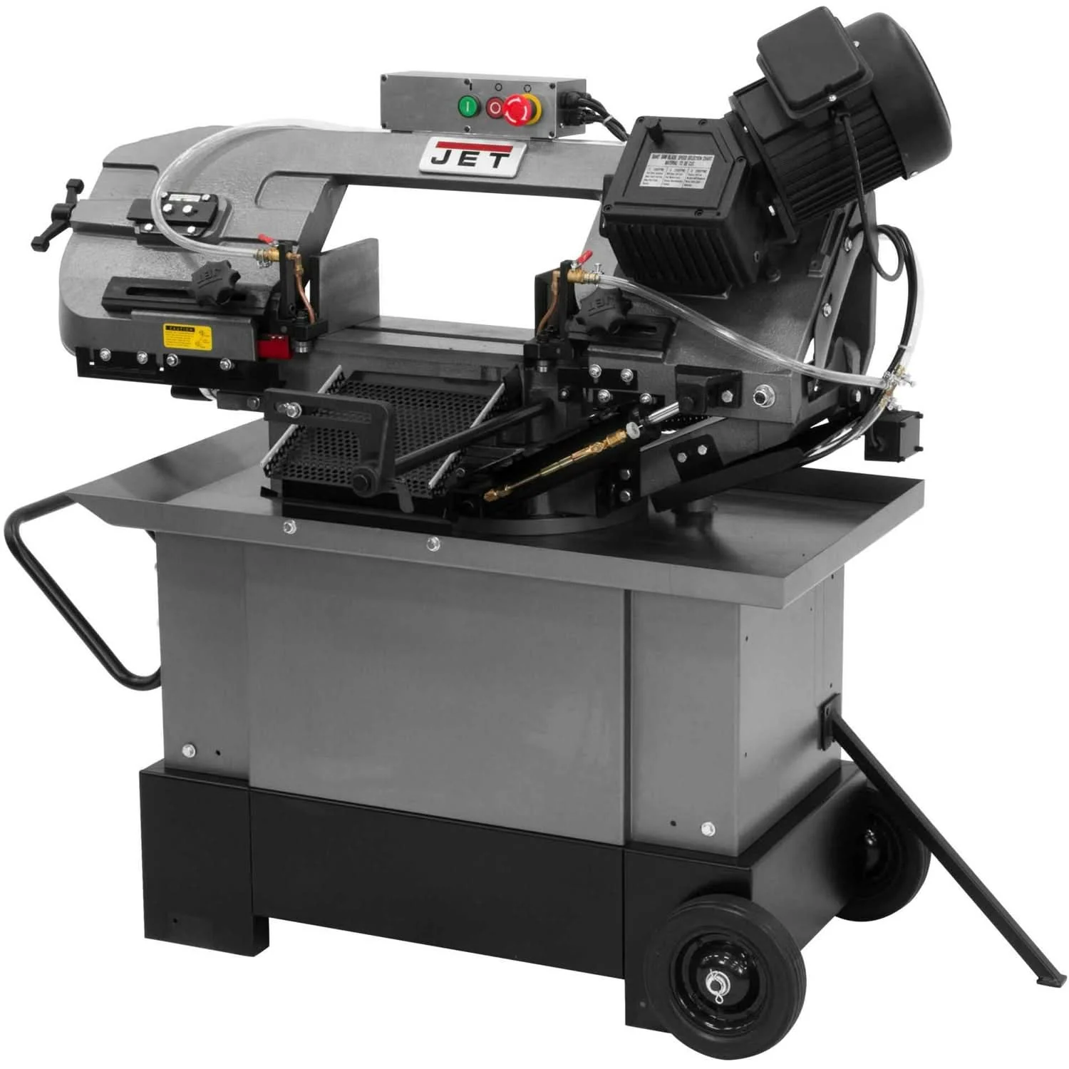 Jet 413452 HVBS-710G, 7" x 10-1/2" Horizontal/Vertical Mitering Geared Head Bandsaw