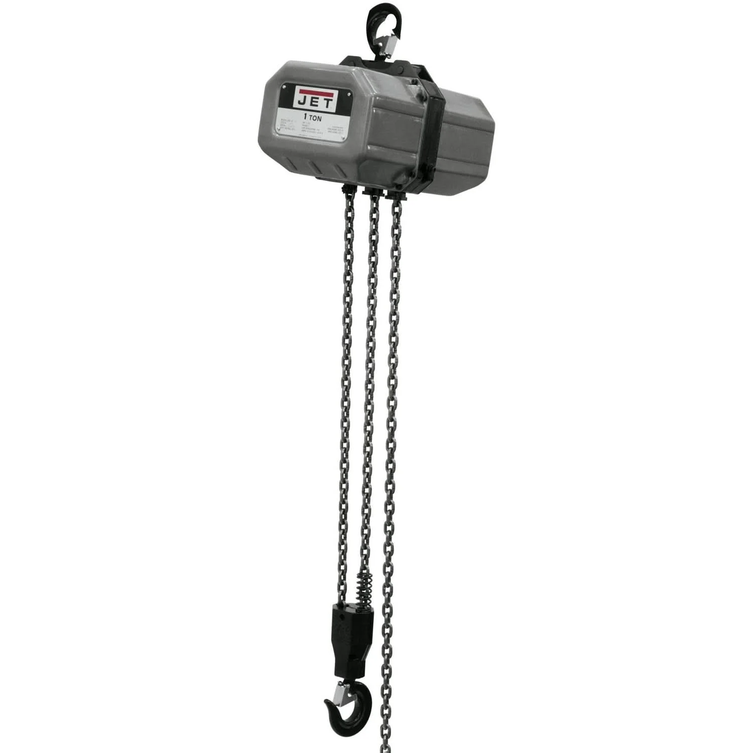 Jet Tools 131000 1SS-3C-10, 1-Ton Electric Chain Hoist 3-Phase 10' Lift