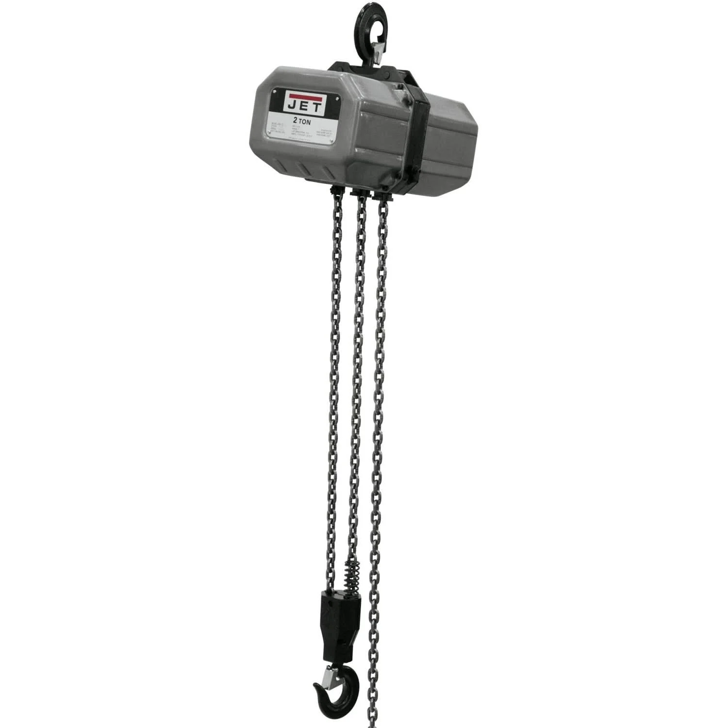 Jet Tools 231000 2SS-3C-10, 2-Ton Electric Chain Hoist 3-Phase 10' Lift