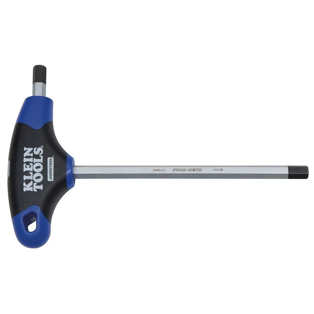 Klein Tools JTH9M6 6 mm Hex Key, Journeyman T-Handle, 9-Inch