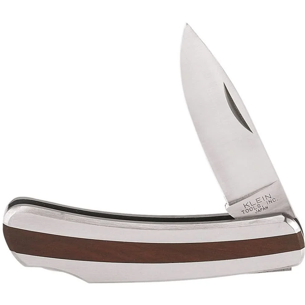 Klein 44034 Compact Pocket Knife 2-5/8" Stainless Steel Drop-Point Blade