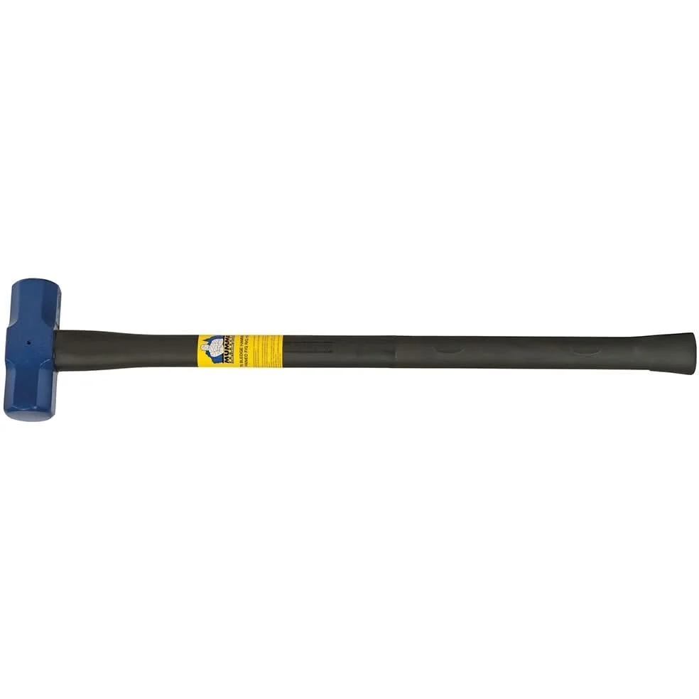 Klein 5HSFRH07 Sledge Hammer - Fiberglass Rubber Grip Handle - 7 lbs.