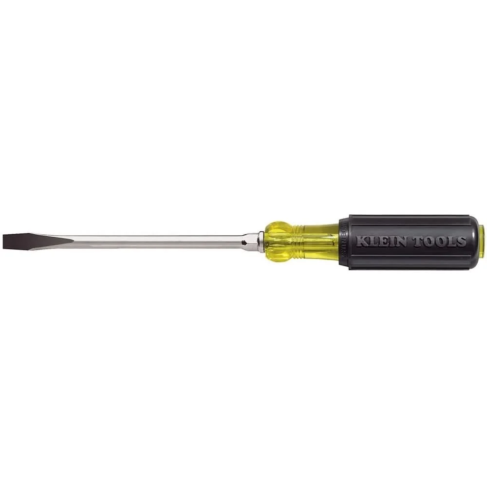 Klein 602-6 5/16" Keystone-Tip Screwdriver 6" Heavy-Duty Round-Shank