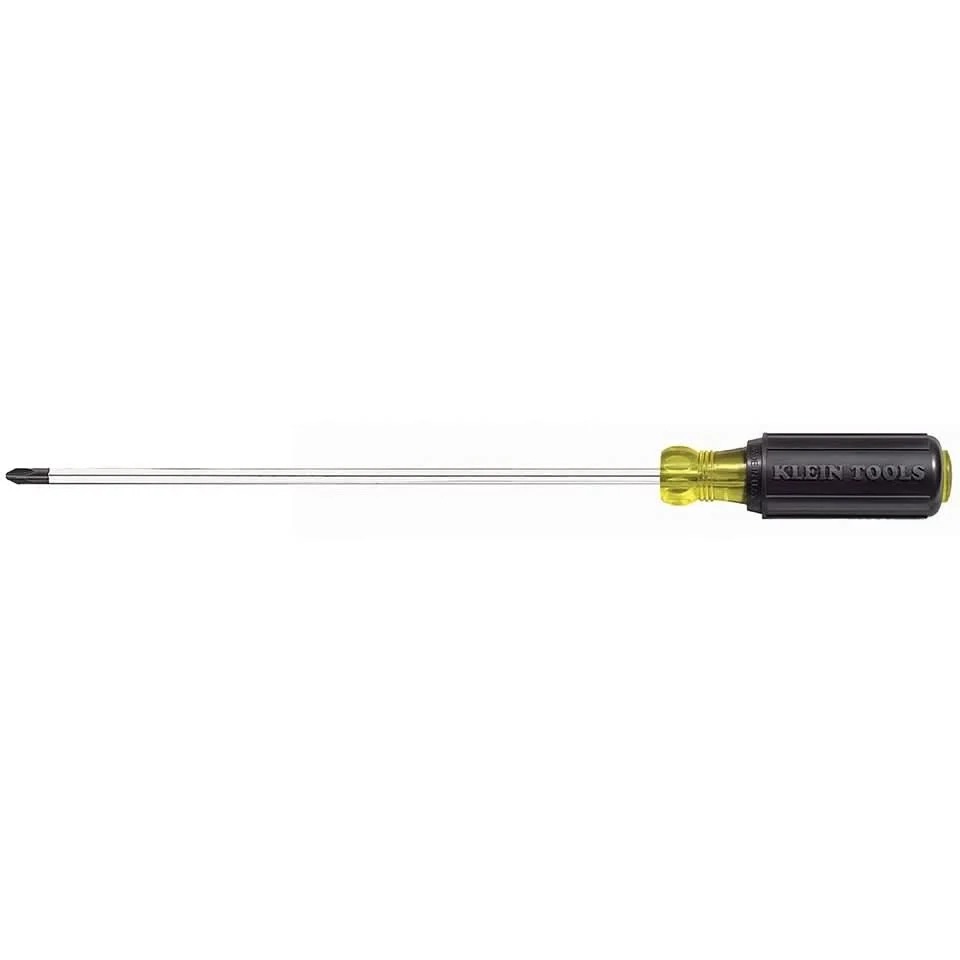 Klein 603-10 #2 Profilated Phillips-Tip Screwdriver 10" Round-Shank