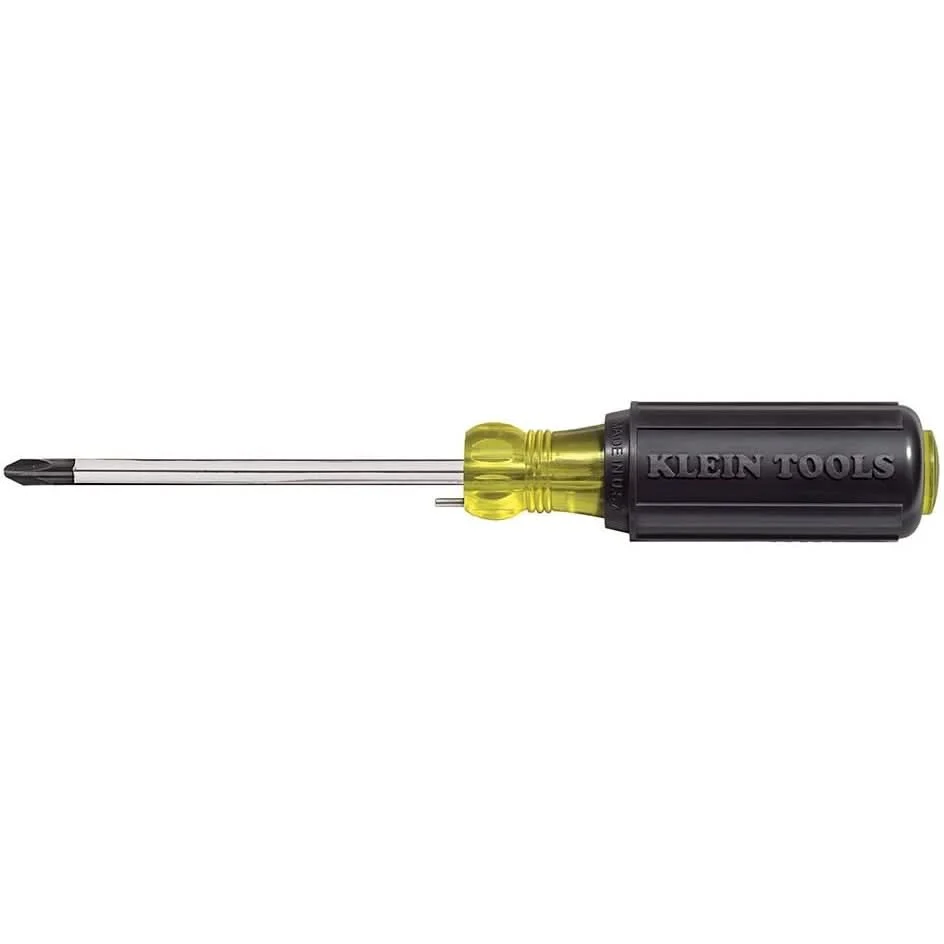 Klein 603-4B #2 Wire Bending Phillips-Tip Screwdriver - Round-Shank