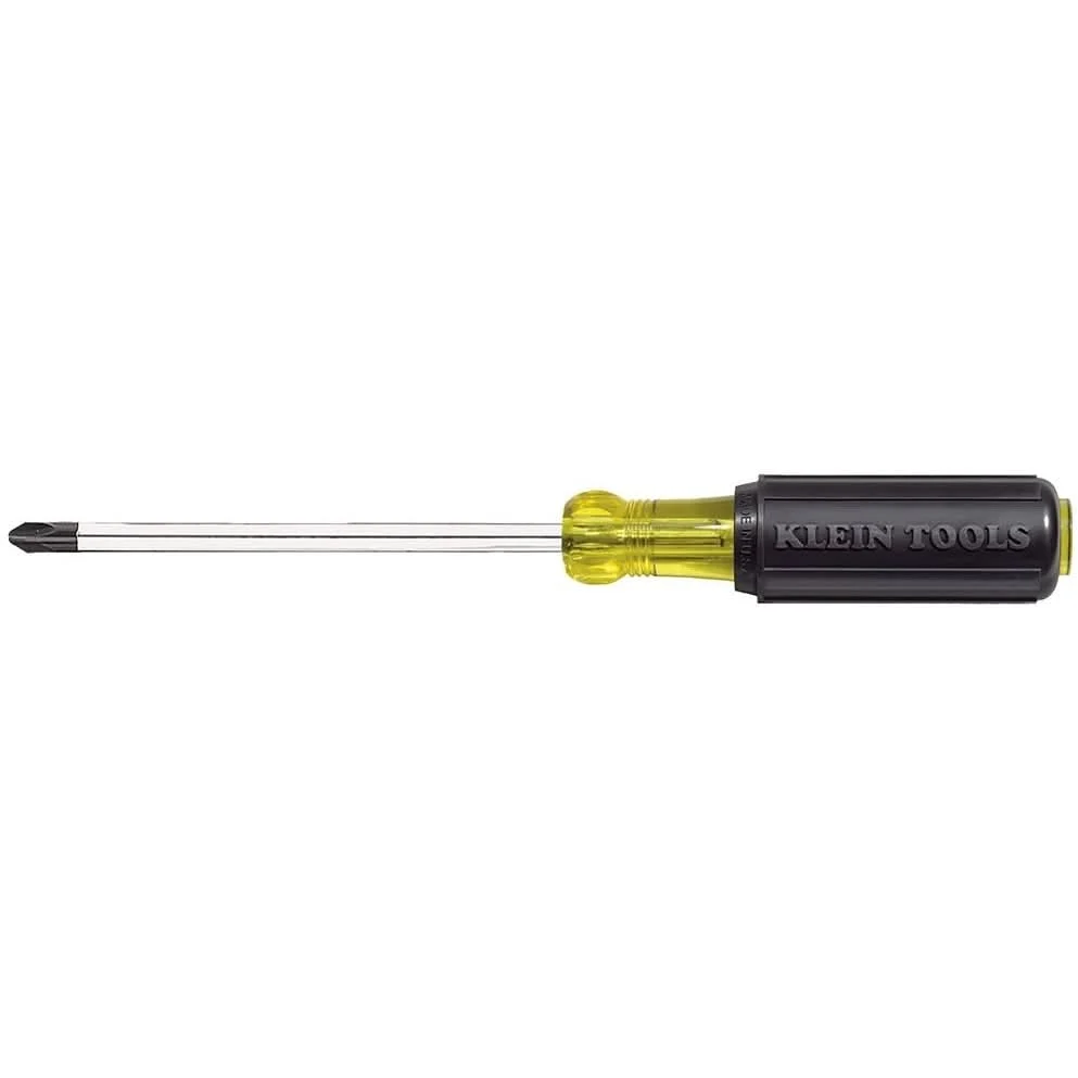 Klein 603-6 #3 Profilated Phillips-Tip Screwdriver 6" Round-Shank