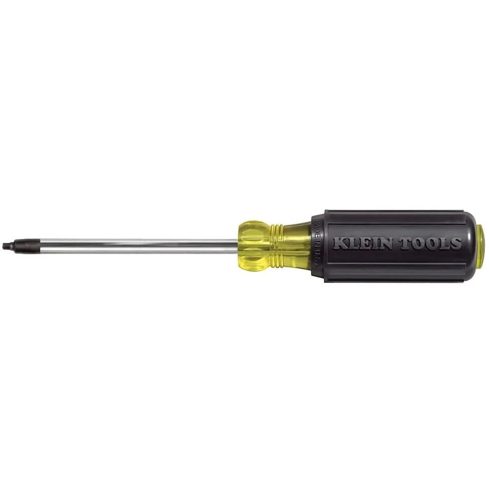 Klein 662 #2 Square-Recess Tip Screwdriver 4" Round-Shank