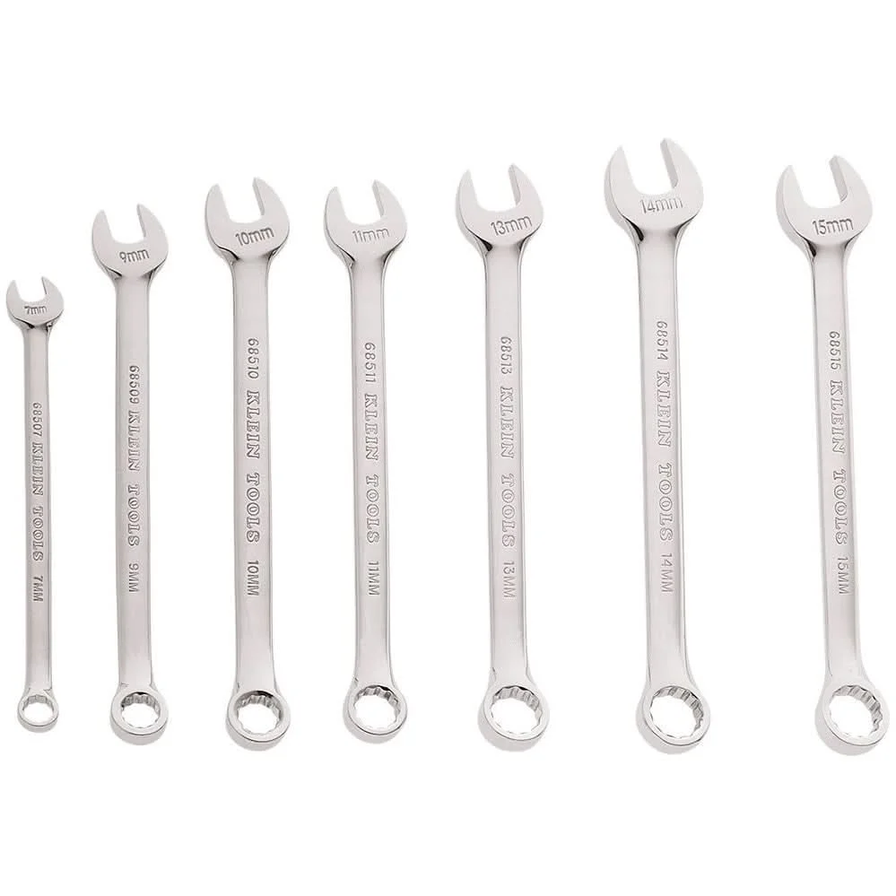 Klein 68500 7-Piece Metric Combination Wrench Set
