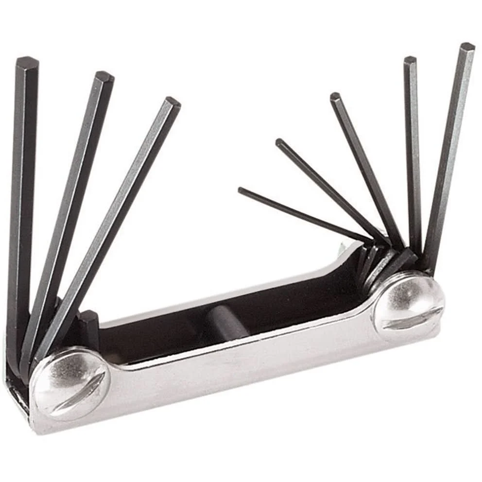 Klein 70581 Eight-Key Inch Folding Hex-Key Set