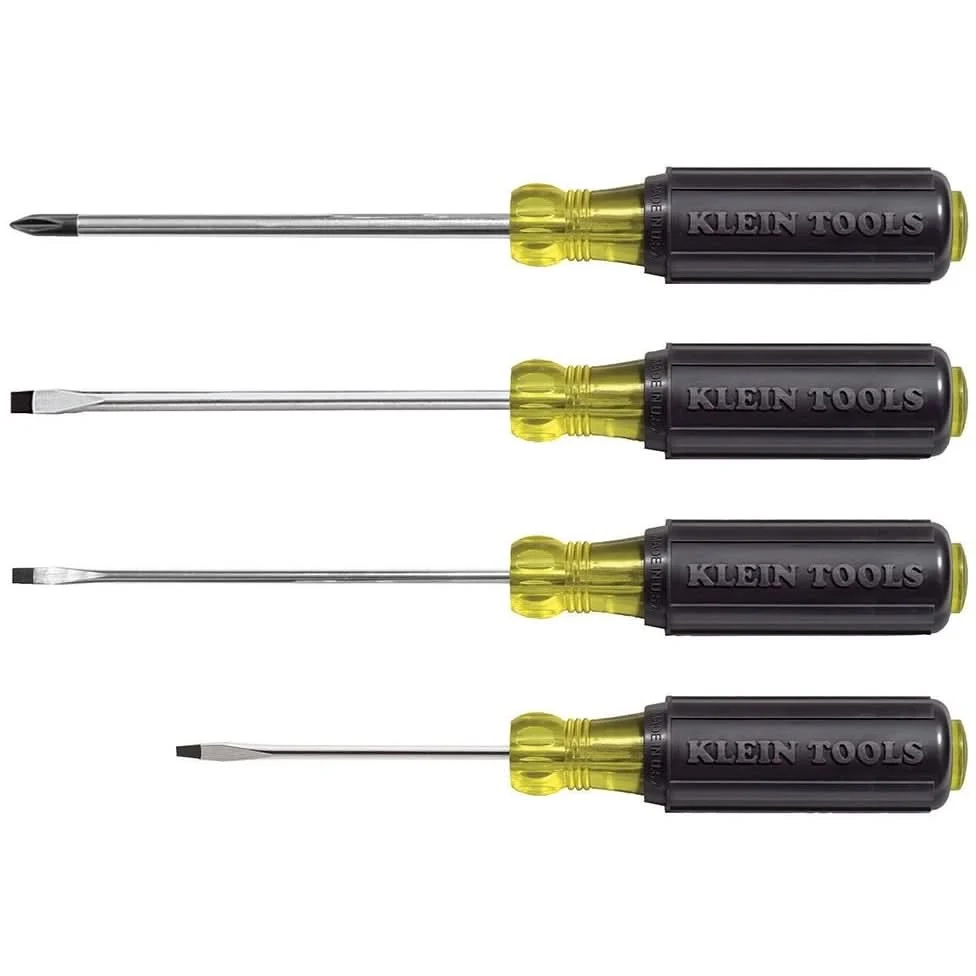 Klein 85484 4-Piece Mini Cushion-Grip Screwdriver Set