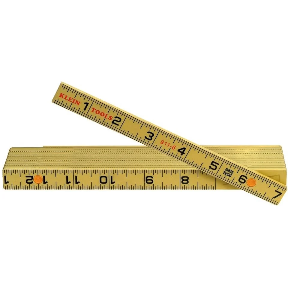 Klein 911-6 Fiberglass Folding Rules - Outside Reading