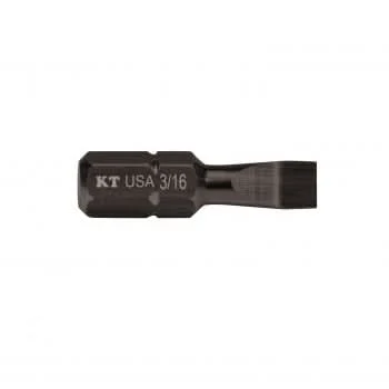 Klein SL31615 3/16'' (5 mm) Slotted Insert Power Drivers - 1'' (25 mm) Bit