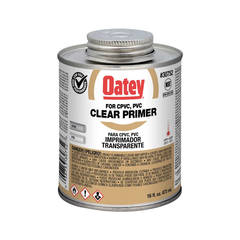 Oatey® Clear Primer – NSF Listed 16oz.