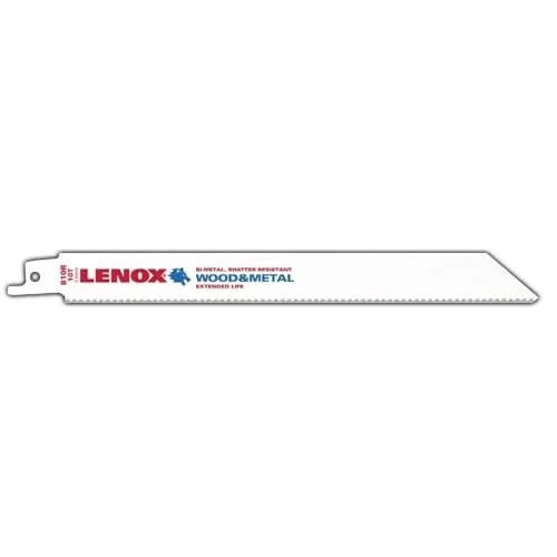 Lenox 20580810R 810R General Purpose Bi-Metal Reciprocating Saw Blades, 8-inch, 10 TPI, 5-Pack